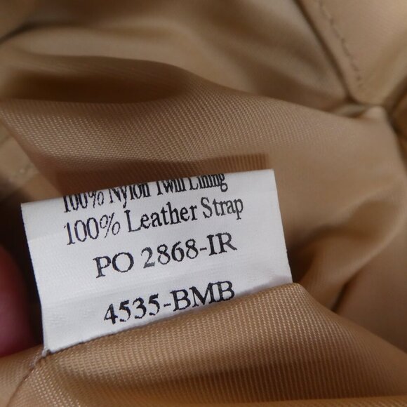 The Sak Tan Fishnet Crochet Weave Braided Leather Straps Handbag Tote Purse - Picture 9 of 9